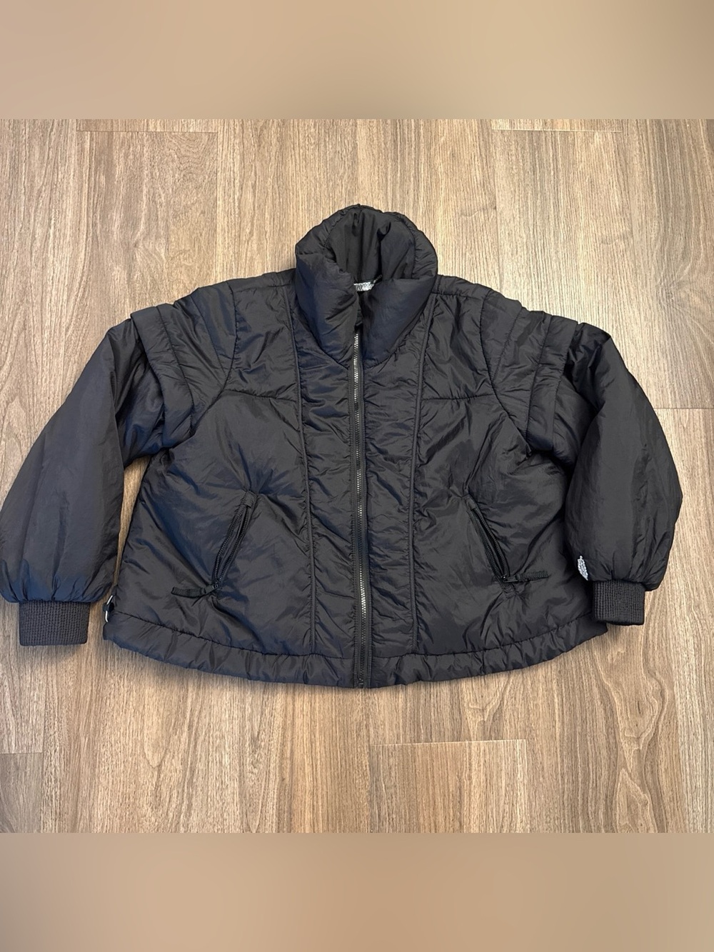 NEW Free people movement Penelope packable Black puffer jacket quilted MEDIUM